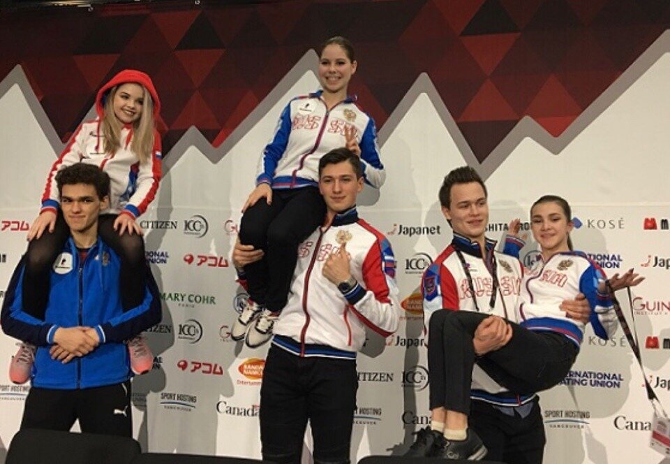 Александр Галлямов и Анастасия Мишина в 2019 году