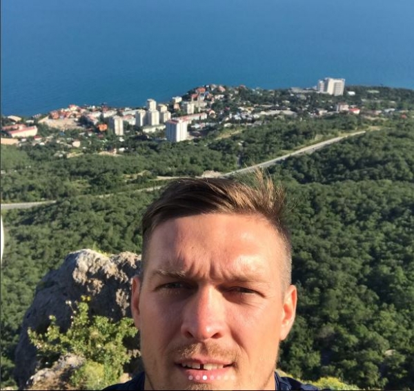 Александр Усик в Крыму