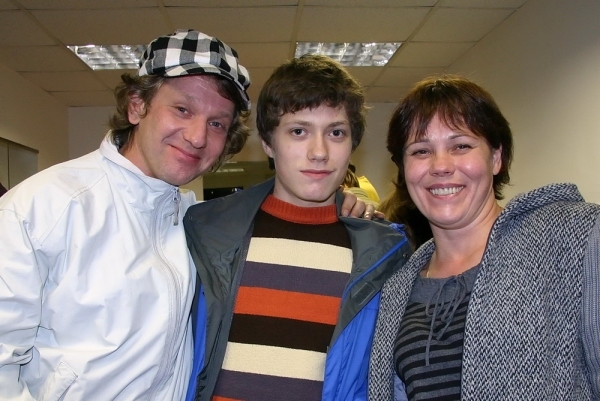 Алексей с женой и сыном. Начало 2000 годов.
