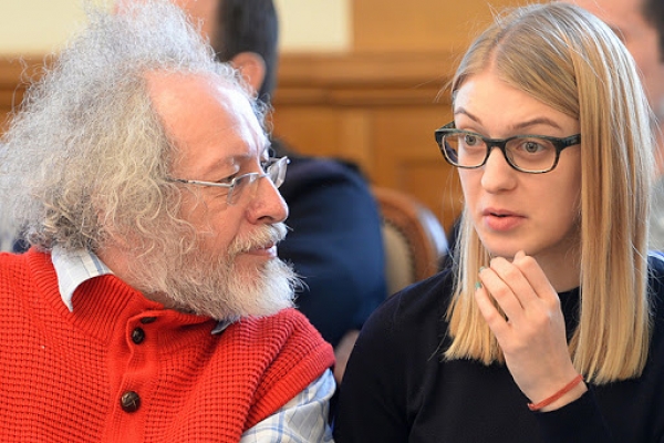 Алексей Венедиктов с женой