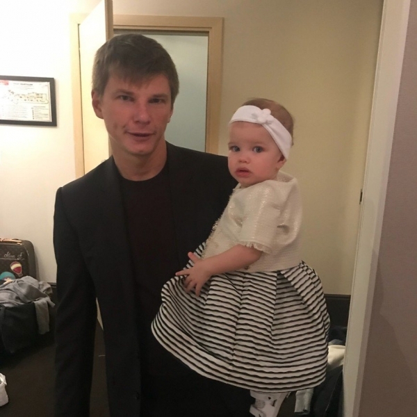 Андрей Аршавин с дочерью Есенией