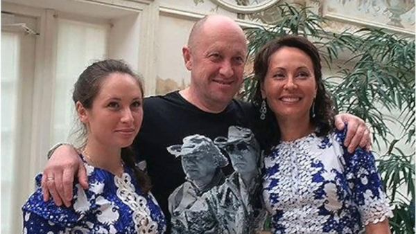 Евгений Пригожин с дочерью и женой