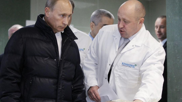Евгений Пригожин и Владимир Путин