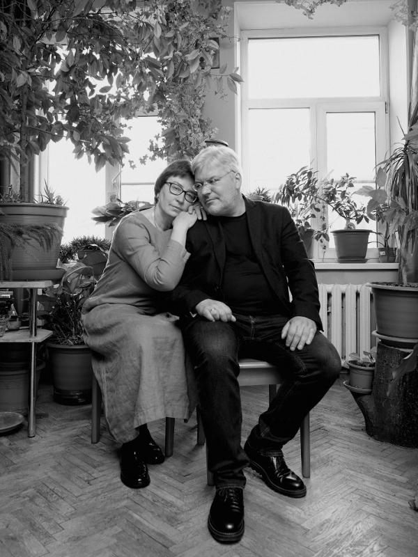 Евгений Водолазкин с женой Татьяной Руди