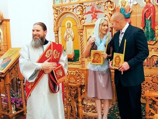 Венчание Федора и Оксаны Емельяненко