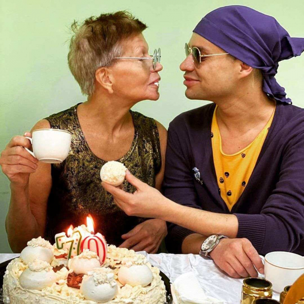 Гоген Солнцев с женой