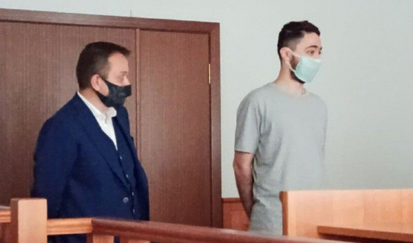 Идрак Мирзализаде в зале суда