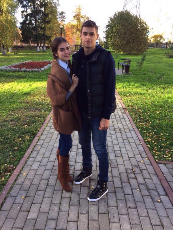 С любимой девушкой