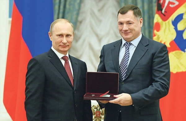 Марат Хуснуллин и Владимир Путин