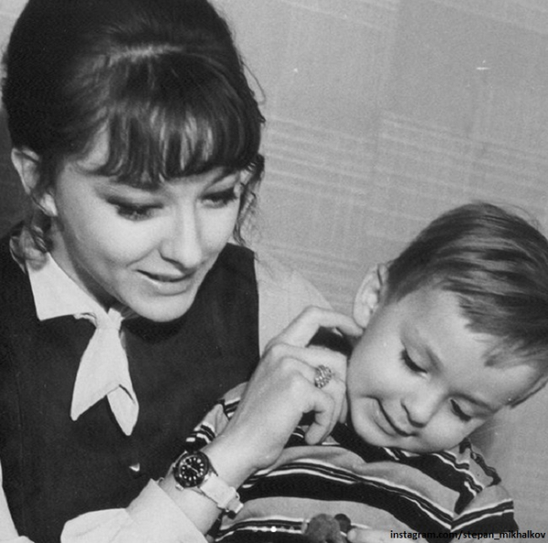 Первая жена и старший сын Никиты Михалкова