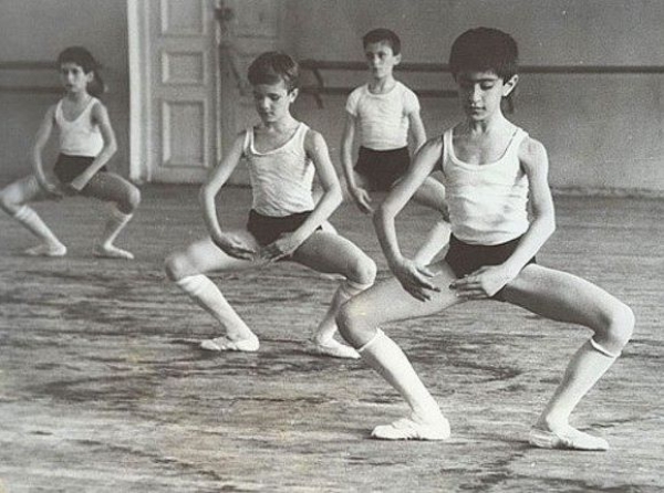 Николай Цискаридзе в детстве