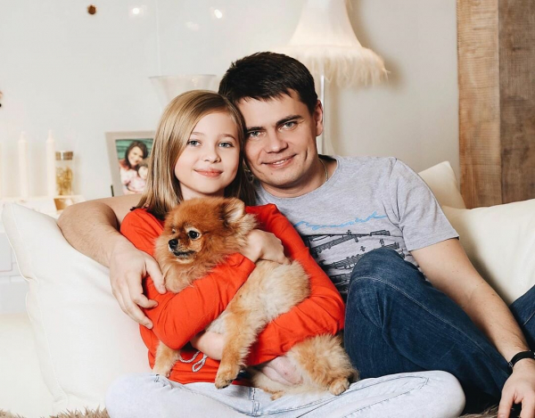 Сергей Боярский с младшей дочерью Александрой