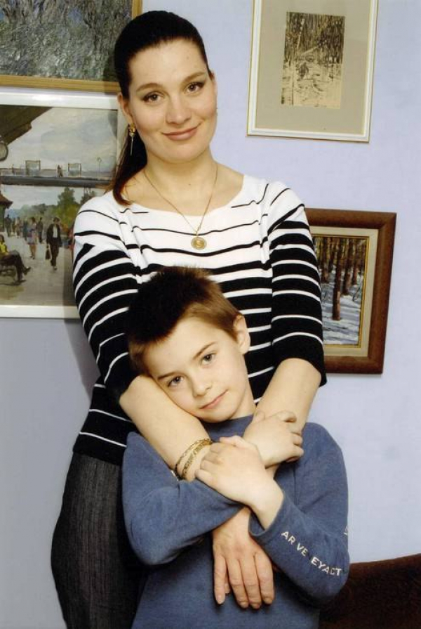 Вера Царенко с сыном