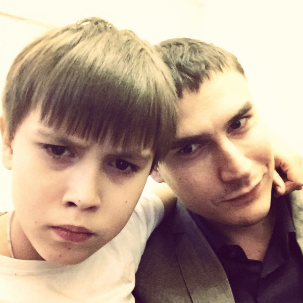 Сергей Шаргунов с сыном Иваном