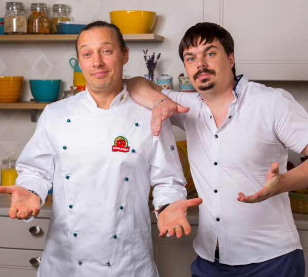 Василий Емельяненко с Валентином Глуховцевым, другом и продюсером YouTube канала