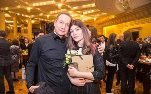 Виктор Рыжаков с дочерью Александрой