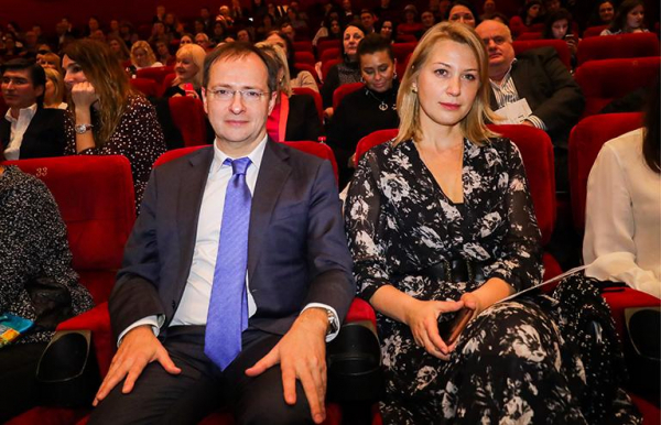 Владимир Мединский и жена Марина