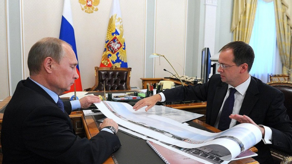 Владимир Мединский и Владимир Путин